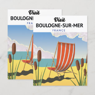 Boulogne-sur-Mer frankrijk reisposter