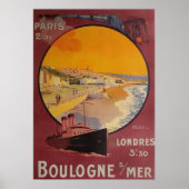 BOULOGNE SUR MER POSTER (Voorkant)