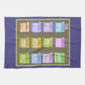 Boulons de la serviette 2019 de calendrier de thé (Horizontal)