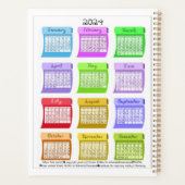 Boulons de police de structure - Calendrier 2024 (Dos)