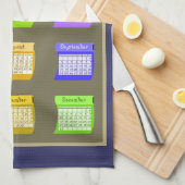 Boulons de Tissu torchon de cuisine 2023 calendrie (Quart Plié)