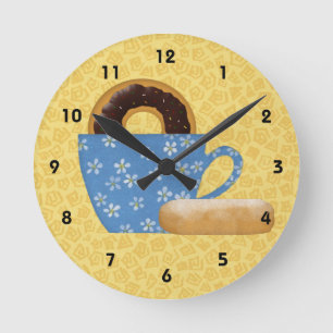 Boulons Et Horloge Murale De Café