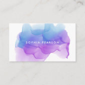 Boulot d'aquarelle Indigo | Carte de fidélité (Devant)