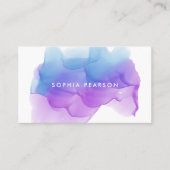 Boulot d'aquarelle Indigo | Carte de rendez-vous (Devant)