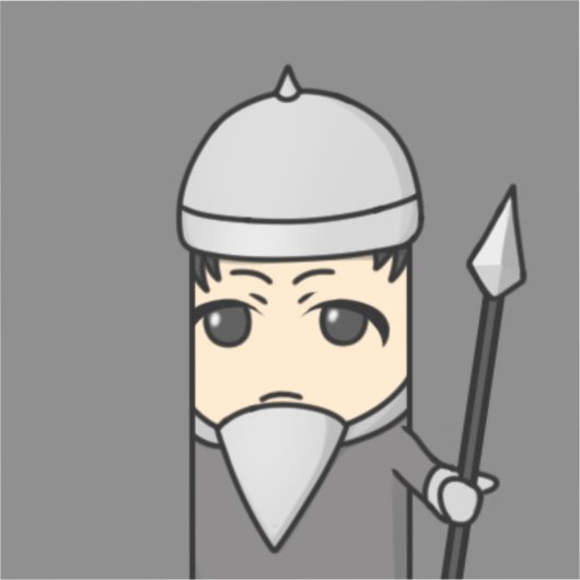 bouman1002 YAOYOROZU HEROs　一般防衛兵士ロイム Sticker (Voorkant)