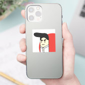 bouman121 リーゼント sticker (Telefoon)