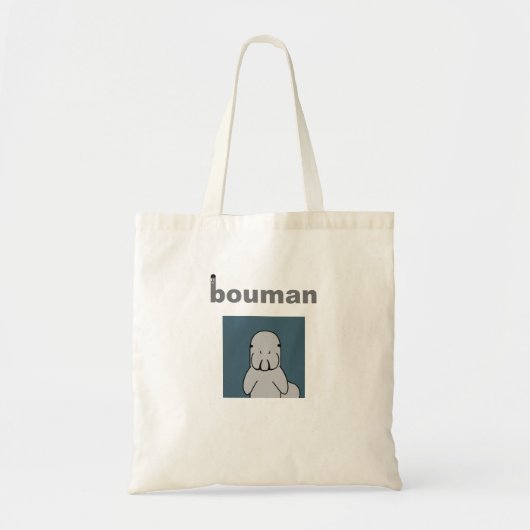 bouman446 manatee tote bag (Voorkant)