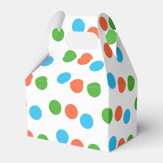 Bounce Bour Ball Pit Birthday Party Stippen Dank u Bedankdoosjes (Achterkant)