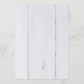 Bounce Calligraphy Swirly (Navy Blue) Wedding Menu (Achterkant)