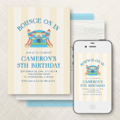 Bounce Castle House Invitation Anniversaire