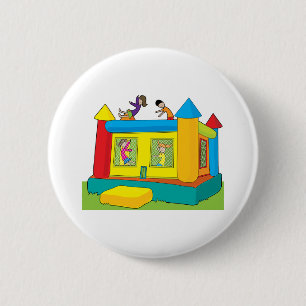 Bounce Castle Kinderen Ronde Button 5,7 Cm