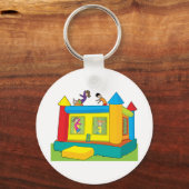 Bounce Castle Kinderen Sleutelhanger (Voorkant)
