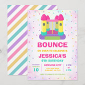 Bounce House Birthday Invitation (Devant / Derrière)
