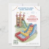 Bounce House Birthday Kaart (Voorkant)