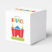 Bounce House Birthday Party Bedankdoosjes (Achterkant)