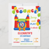 Bounce House Birthday Party Invitations (Devant)