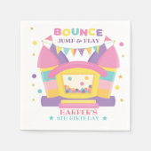 Bounce House Birthday Servet (Voorkant)