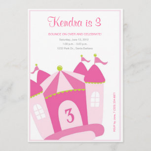 Bounce House Birthday Uitnodiging