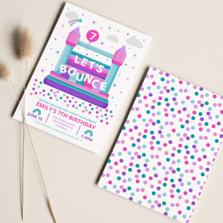 Bounce House Birthday Uitnodiging