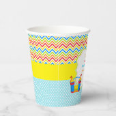 Bounce House Bouncy Castle Verjaardagsfeest Papieren Bekers (Rechts)