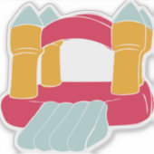 Bounce House/Castle Design sticker (Devant)