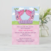 Bounce House Invitations : Princess Birthday Party (Debout devant)