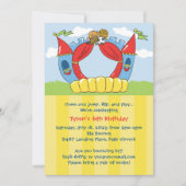 Bounce House Invitations : Sports Anniversaire (Devant)