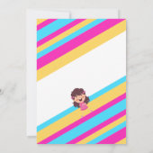 Bounce House Jump Trampoline Party Kinderen Verjaa Kaart (Achterkant)