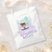 Bounce House Jump zesde verjaardag Bedankzakje (Geknipt)