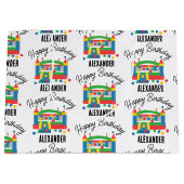 Bounce House Jumping Castle Ball Kinder naam Groot Cadeauzakje (Voorkant)