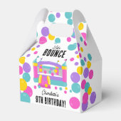 Bounce House Jumping Castle Meisjes Verjaardagsfee Bedankdoosjes (Voorkant Zijde)