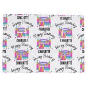 Bounce House Jumping Castle Meisjes Verjaardagsfee Groot Cadeauzakje (Achterkant)