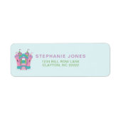 Bounce House Party Etiket (Voorkant)