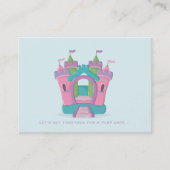 Bounce House Party Jouer Date Carte d'appel (Devant)