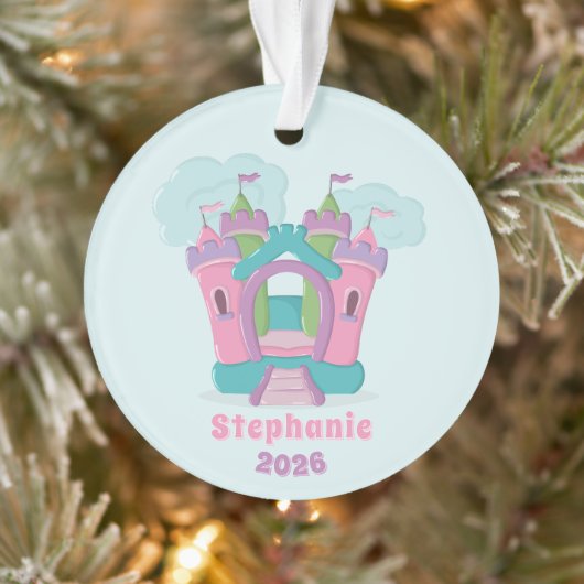 Bounce House Party Ornament (Boom)