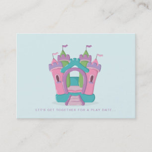 Bounce House Party Speel Datum Bellen Kaarten