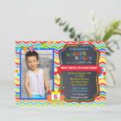 Bounce House Photo Invitations à la fête d'anniver (Debout devant)