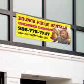 Bounce House Rentals Custom Banner (Buitenkant Gebouw)