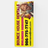 Bounce House Rentals Custom Banner (Verticaal)