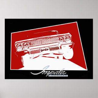 BOUNCE Impala Lowrider Poster