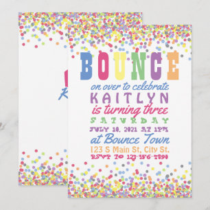 Bounce jarig kaart
