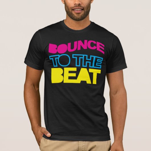 Bounce naar de slaan t-shirt (Voorkant)