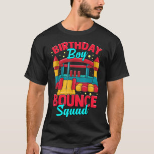 Bounce Party Boys Birthday House Kinder Friends Co T-shirt