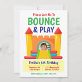 Bounce & Play Invitation d'anniversaire (Devant)