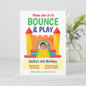 Bounce & Play Invitation d'anniversaire (Debout devant)