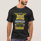 Bouncer Idea werpt de grootste tegenstander op T-shirt (Voorkant)