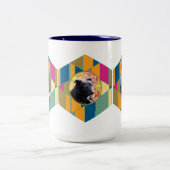Bouncing Hexagon deux Tone Mug (Centre)