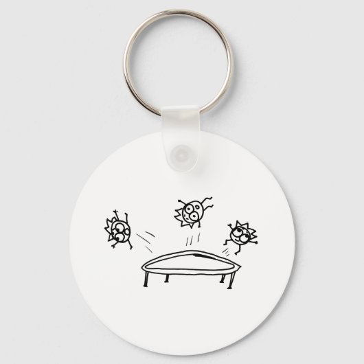 Bouncing Mathberries Sleutelhanger (Voorkant)