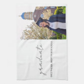 Bouncy Script-Afstuderen Theedoek (Verticaal)