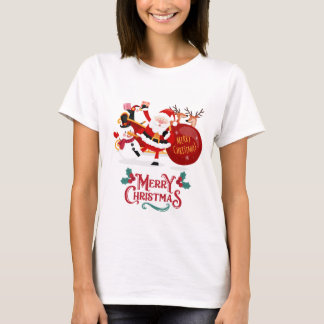 Bouncy Toonz Aangepaste Kerstmis Tshirt